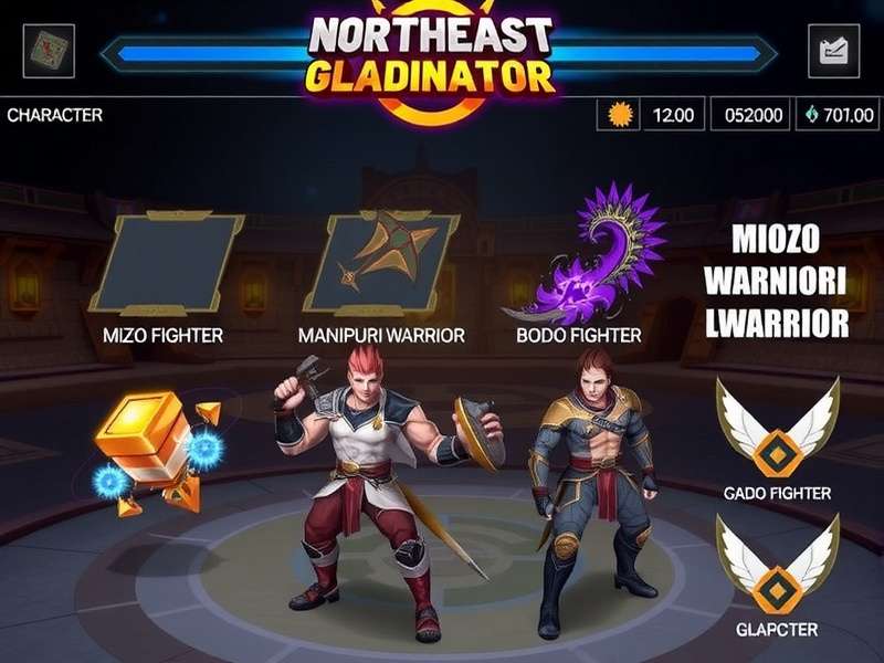 Mizo Fighter Character in Northeast Gladiator Legendary